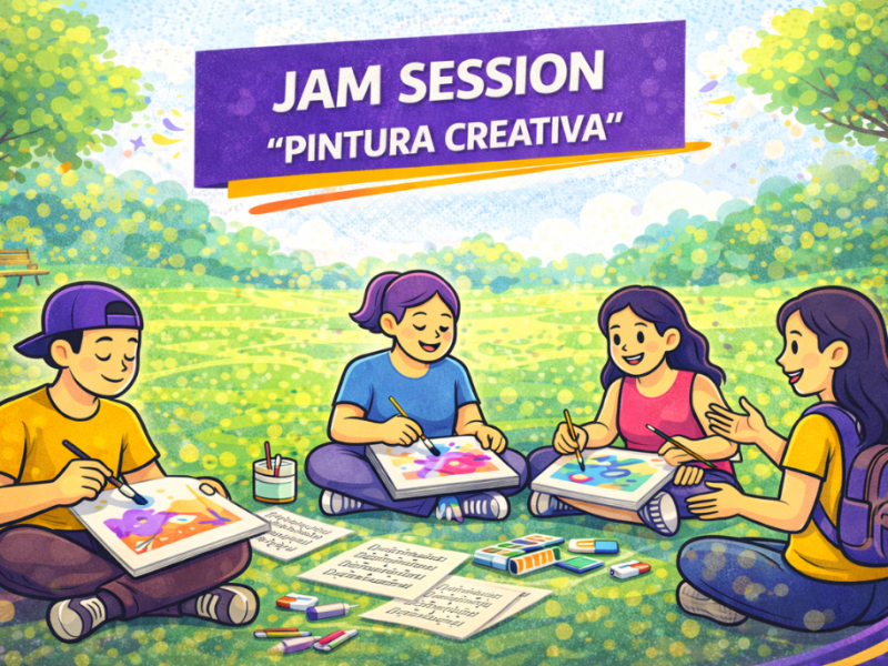 Jam Session I - Pintura Creativa + Exposición Colectiva "Arte en Ruta I"