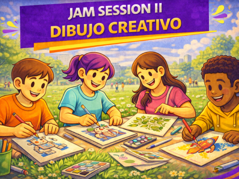 Jam Session II - Dibujo creativo + Exposición Colectiva "Arte en Ruta II"