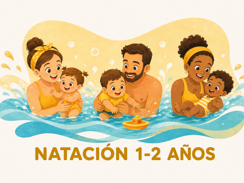 NATACIÓN 1-2 AÑOS G.1 - JUEVES 18.20-19.00