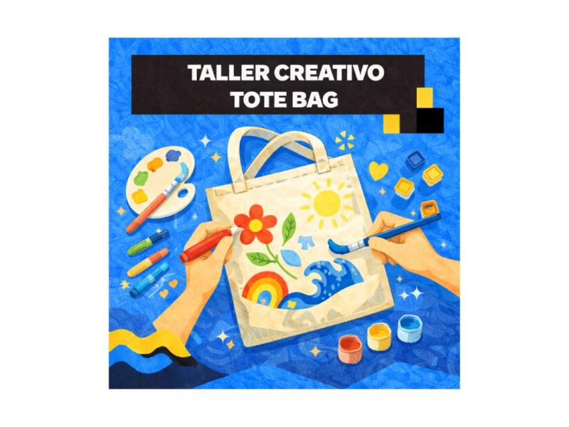 🎨 Taller Creativo Tote Bag +18