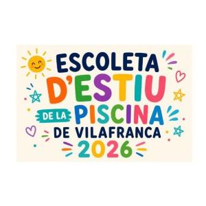 Logo ESCOLETA D'ESTIU DE LA PISCINA DE VILAFRANCA 2026